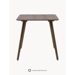 Tumepruun söögilaud hatfield (gallery direct) 77x77 iluvigadega