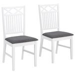 White-gray chair (fullerton)