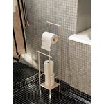 Держатель туалетной бумаги бежевый dora (ferm living)