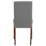 Gray-dark brown chair (lucca)
