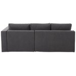 Pilka kampinė sofa-lova (Italija) dėžutėje, nepažeista