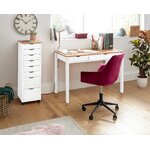 White desk with 2 drawers (gava)