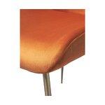Orange Velvet Chair (Tess)