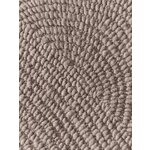 Dark Beige Round Wool Rug (Eleni)D=120