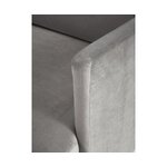 Grey Velvet Sofa (Fluente)