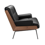 Melns atpūtas krēsls (Angel Cerdá)