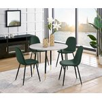 Dark green soft dining chair (eadwine)