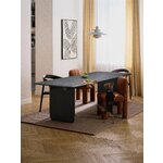 Black Solid Wood Dining Table (Kora) 260x100