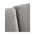 Grey Velvet Sofa (Fluente)