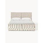 Light Beige Upholstered Bed (Dream) 140x200