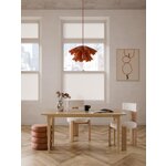 Light brown solid wood dining table (Archie) 160x90