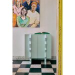 Шкаф из массива дерева мятно-зеленого цвета Forma (Hkliving)