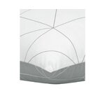 Harmaa/valkoinen tyynyliinasetti 2kpl (harso) 40x80cm kokonaisena, salin näyte