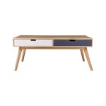 Light brown design coffee table (mailand) whole, in a box