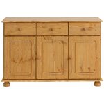 White wide chest of drawers (width 120cm)