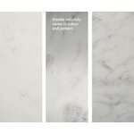 Vaalea marmorinen sohvapöytä (alys)