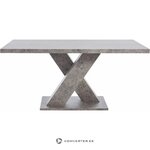 Pilkas pietų stalas (160x90)