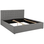 Gray upholstered bed (180x200) (soon)