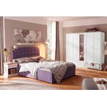 Greitai violetinė lova (180x200cm)