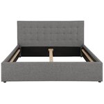 Gray upholstered bed (180x200) (soon)