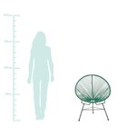 Кресло зеленого дизайна (бахия)