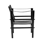 Черный дизайнерский стул благородный (cinas)
