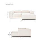 Light modular sofa (flight)