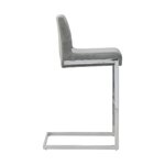 Gray bar stool avery (inart)