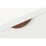White desk with 2 drawers (gava)