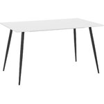 Baltas ir juodas pietų stalas (dino)
