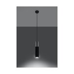 Grey-black pendant light edo (sollux) intact