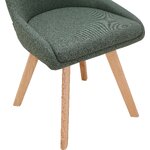 Geltona minkšto dizaino kėdė (Dilla)