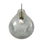 Подвесной светильник из затемненного пузырькового стекла (кеду) на целый год