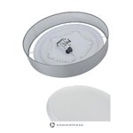 Light gray ceiling light (helen) for a whole year