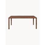 Dark brown dining table Storm (Zuiver) 90x180