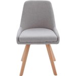 Gray soft chair (dilla)