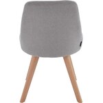 Gray soft chair (dilla)