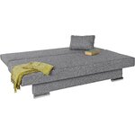 Gray sofa bed polly (collection ab) intact