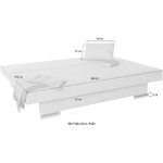 Gray sofa bed polly (collection ab) intact