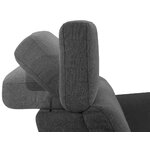 Antracito siaura sofa su relaksacine funkcija (sentrano)