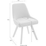 Geltona minkšto dizaino kėdė (Dilla)