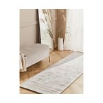 Grayish-beige hand-woven viscose carpet (jane) 80x250 whole, hall sample