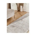Grayish-beige hand-woven viscose carpet (jane) 80x250 whole, hall sample
