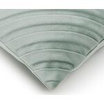 Light green velvet decorative pillowcase (lucie) 45x45 whole