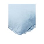 Gaiši zila samta dekoratīvā spilvendrāna (lucie) 45x45 vesela