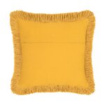 Tamsiai geltonas dekoratyvinis pagalvės užvalkalas (phoeby) nepažeistas