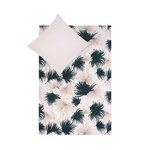 Floral cotton satin bedding set (aloha) 155x220 + 80x80 whole