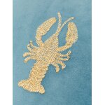 Sinine Samet Disain Padi Lobster (HD Collection) 45x45
