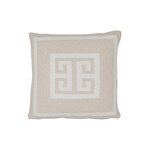 Smėlio-baltos spalvos flanelinis pagalvės užvalkalas lugano (eightmood) 45x45 visas