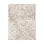 Light brown hand-woven round viscose rug (jane) d=200 whole